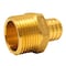 Apollo 1 in. Brass PEX Barb x 3/4 in. Male Pipe Thread Reducing Adapter APXMA134 - alternate 3